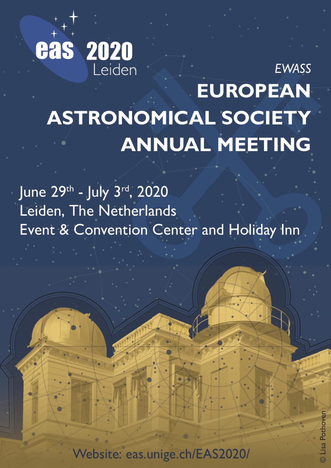 EAS Annual Meeting 2020, Leiden, The Netherlands Press